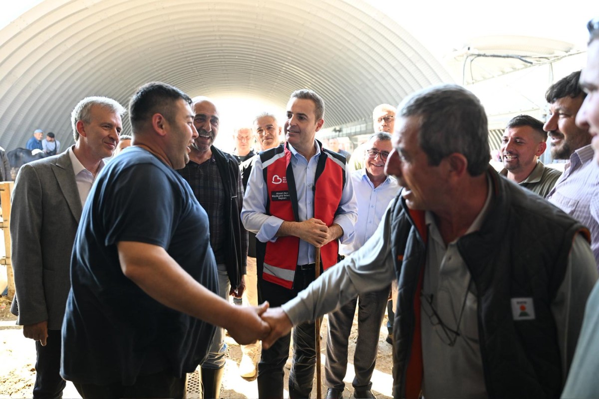 Başkan Akın, Hayvan Pazarı’nı Ziyaret Etti