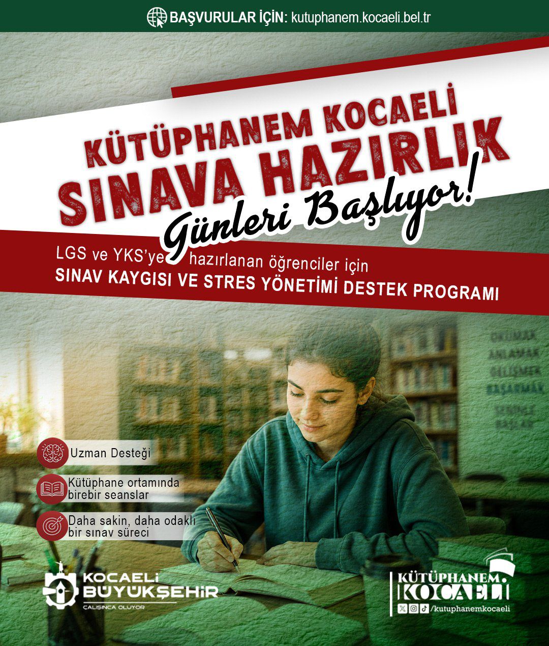 Büyükşehir’den LGS ve YKS öncesi tam destek