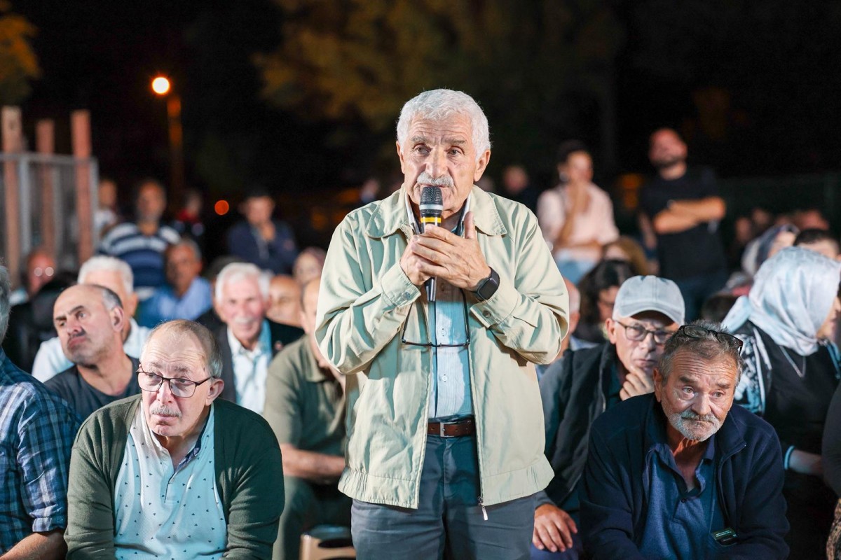 BAŞKAN ÖZLÜ, ŞEHİT BAYRAM GÖKMEN MAHALLESİNDE